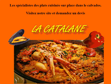 Tablet Screenshot of lacatalanepaella.fr